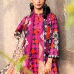 3 Piece - Printed Embroidered Suit - 424011982