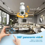 Wifi Panoram Mini Direct Holder Rotating Security Camera6